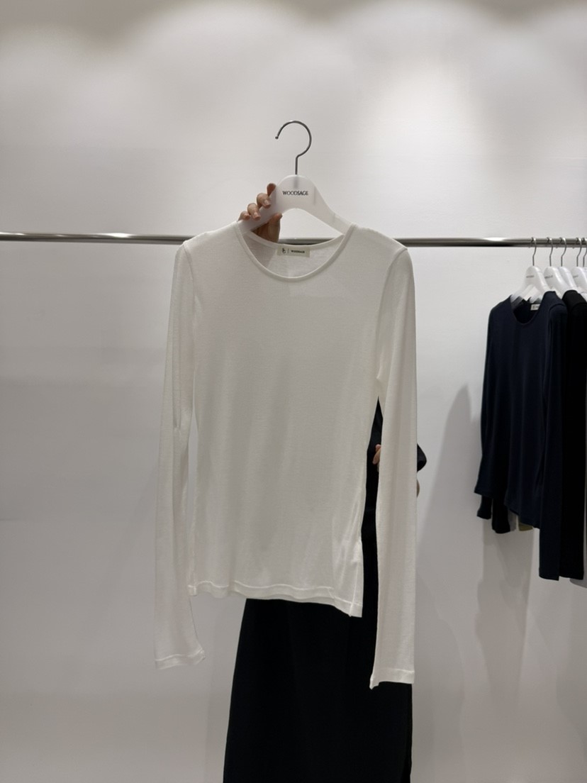 WOOD SAGE韓國直郵女裝新款26春夏時尚推薦職業人氣長袖T恤WOOD SAGE長袖T恤