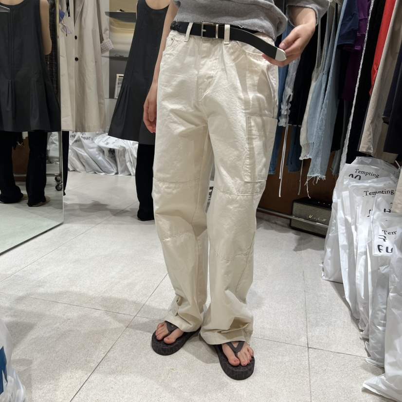 TEMPTING東大門代購女士新款人氣26春夏推薦休閑褲不含腰帶TEMPTING休閑褲