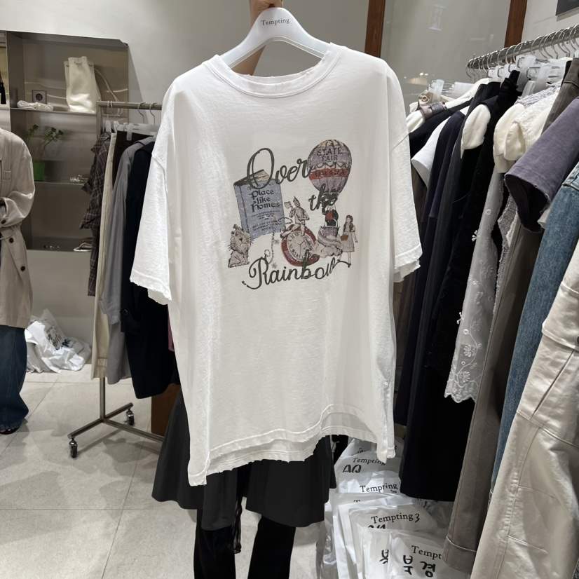 TEMPTING東大門實拍女裝新品職業26春夏人氣真品休閑時尚T恤TEMPTINGT恤