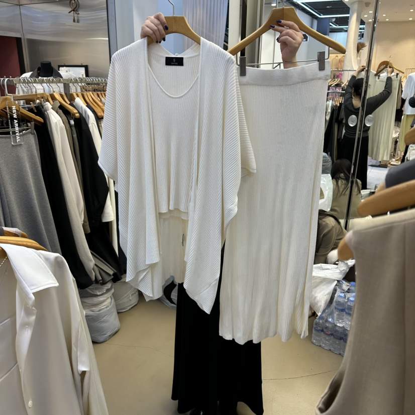 SANS韓國直郵女裝新品休閑真品時尚26春夏人氣套裝三件套SANS套裝