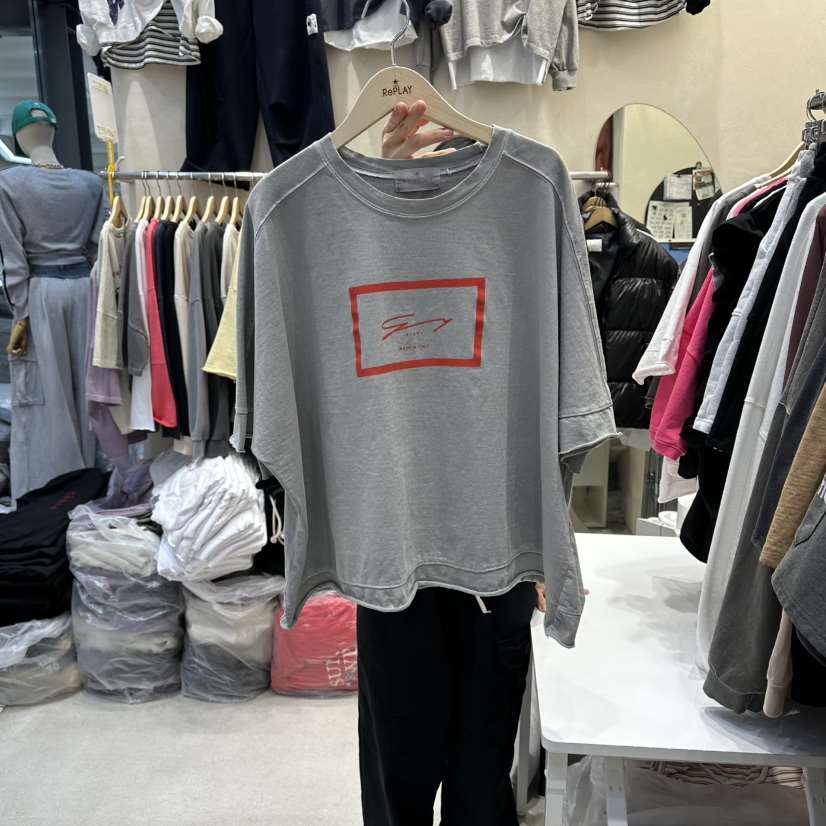 REPLAY東大門實拍女士新品真品熱賣26春夏休閑時尚推薦T恤REPLAYT恤