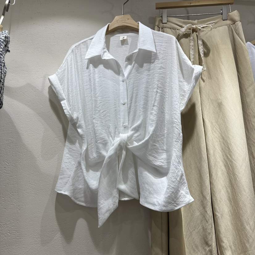 HOLYBANANA韓國代購女士新品職業26春夏休閑推薦襯衫蕾絲衫groovy.H/HOLYBANANA襯衫/蕾絲衫