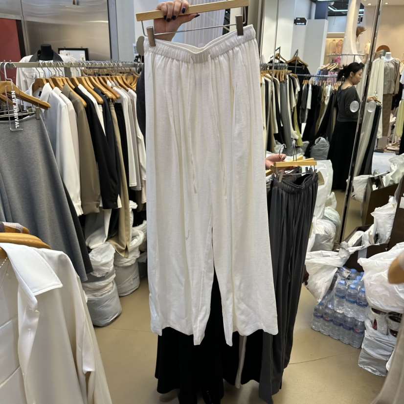 SANS東大門代購女裝新品熱賣時尚推薦休閑職業休閑褲亞麻布SANS休閑褲