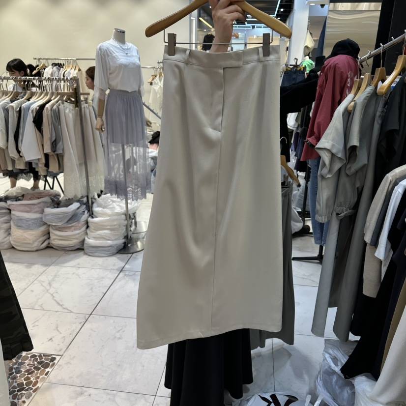 SANS韓國代購女士新品人氣26春夏真品職業時尚推薦休閑長裙SANS長裙