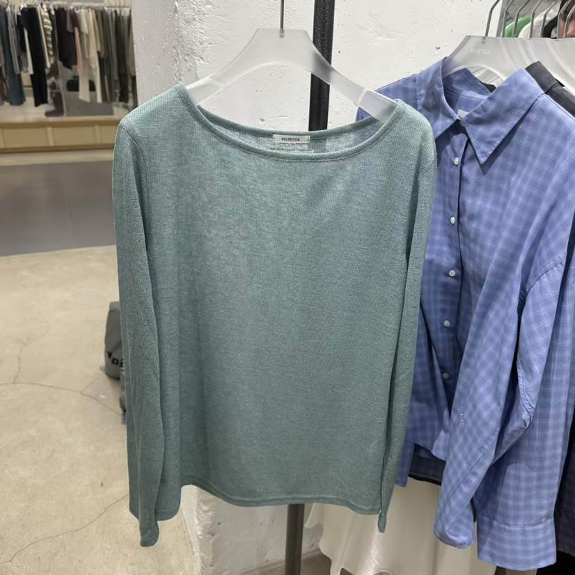 HELVETICA東大門代購女士新品職業人氣26春夏推薦長袖T恤HELVETICA長袖T恤