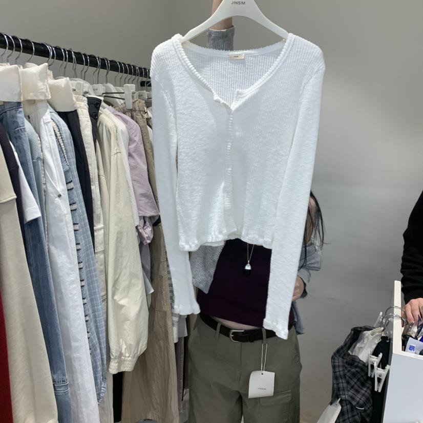 JINSIM韓國東大門代購女士新品熱賣人氣推薦長袖T恤羊毛衫JINSIM長袖T恤