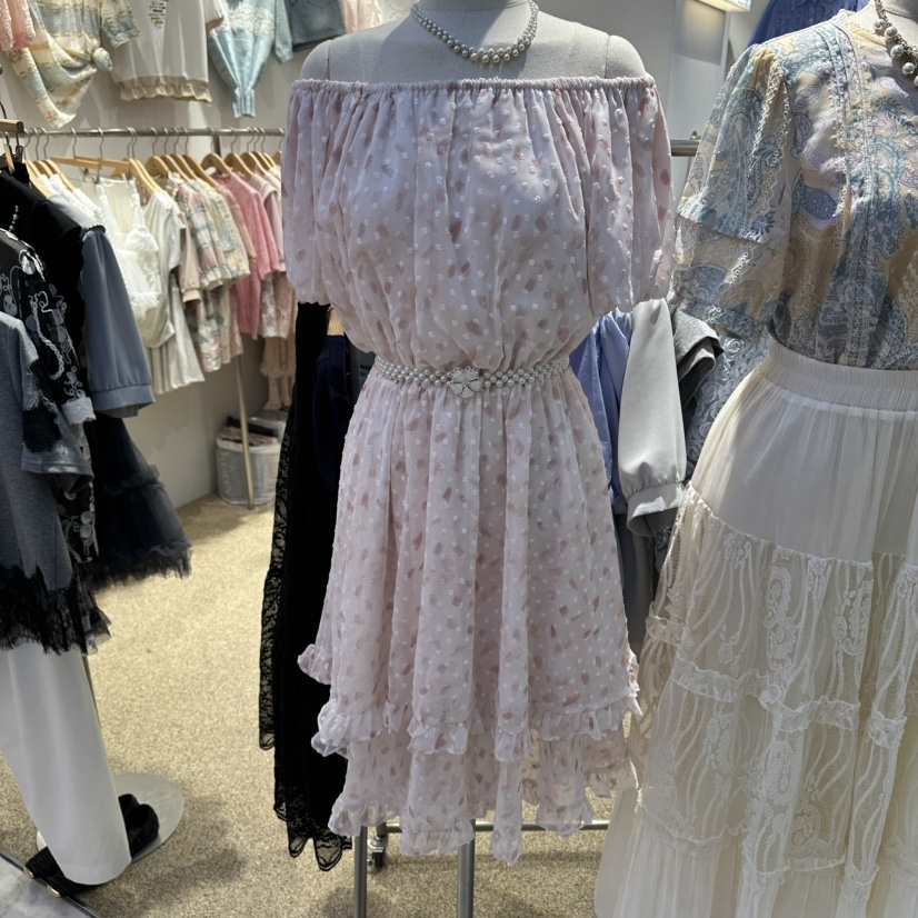 BELITA韓國東大門直郵女裝新款休閑熱賣連衣裙不含腰帶雪紡BELITA連衣裙