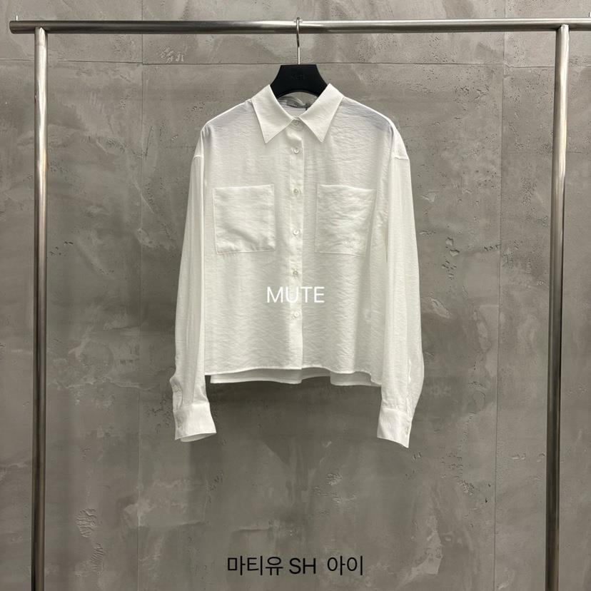 MUTE-P韓國代購女裝新品休閑熱賣推薦人氣時尚襯衫蕾絲衫MUTE襯衫/蕾絲衫