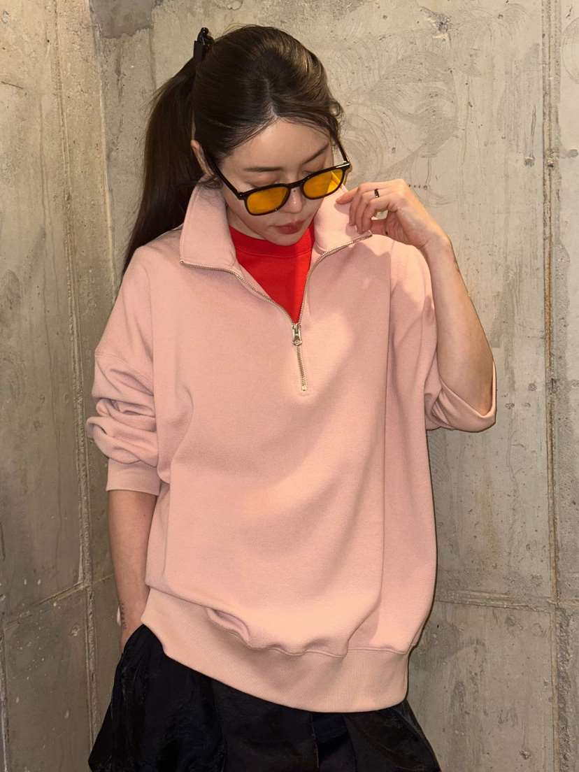 GENTLE B/LOVENTINA韓國代購女士新款推薦衛衣拉鏈高領GENTLE B/LOVENTINA衛衣