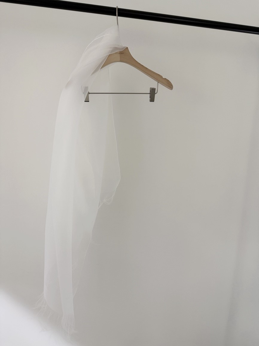 LOGARDEN韓國東大門直郵女士新品職業26春夏圍巾披肩透明LO GARDEN圍巾/披肩