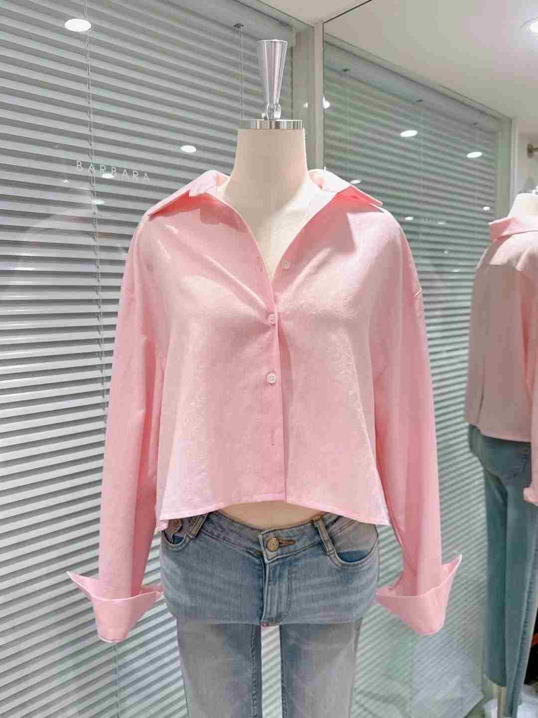 BARBARA GIRL韓國東大門直郵女士新品26春夏時尚襯衫蕾絲衫BARBARA GIRL襯衫/蕾絲衫