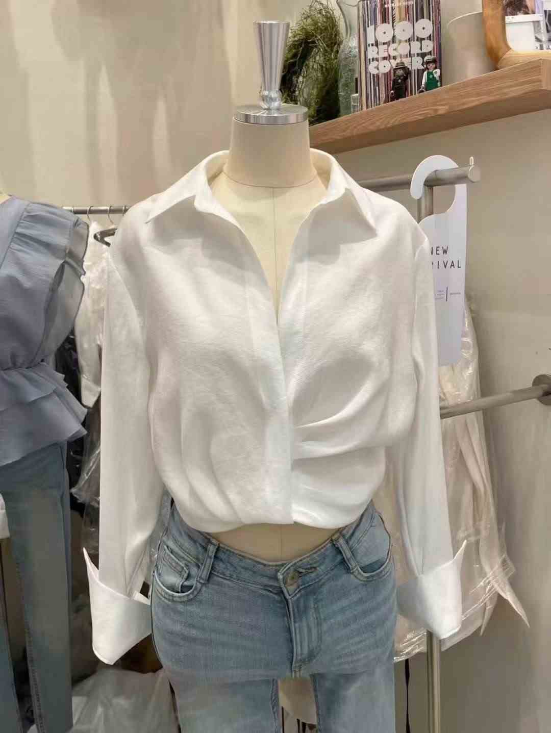 BARBARA GIRL韓國東大門代購女裝新品時尚人氣襯衫蕾絲衫BARBARA GIRL襯衫/蕾絲衫