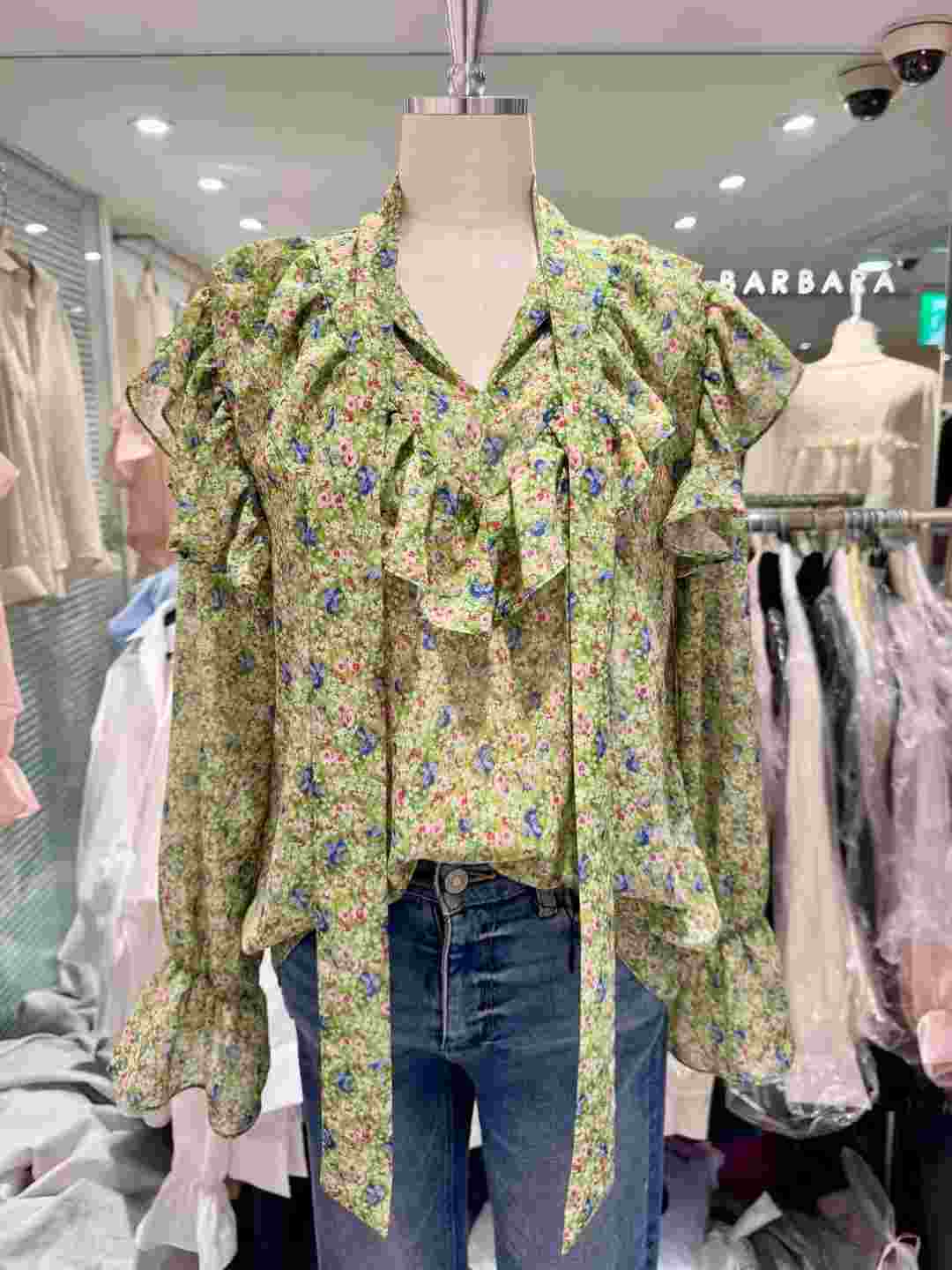 BARBARA GIRL韓國東大門直郵女士新款熱賣人氣襯衫蕾絲衫BARBARA GIRL襯衫/蕾絲衫