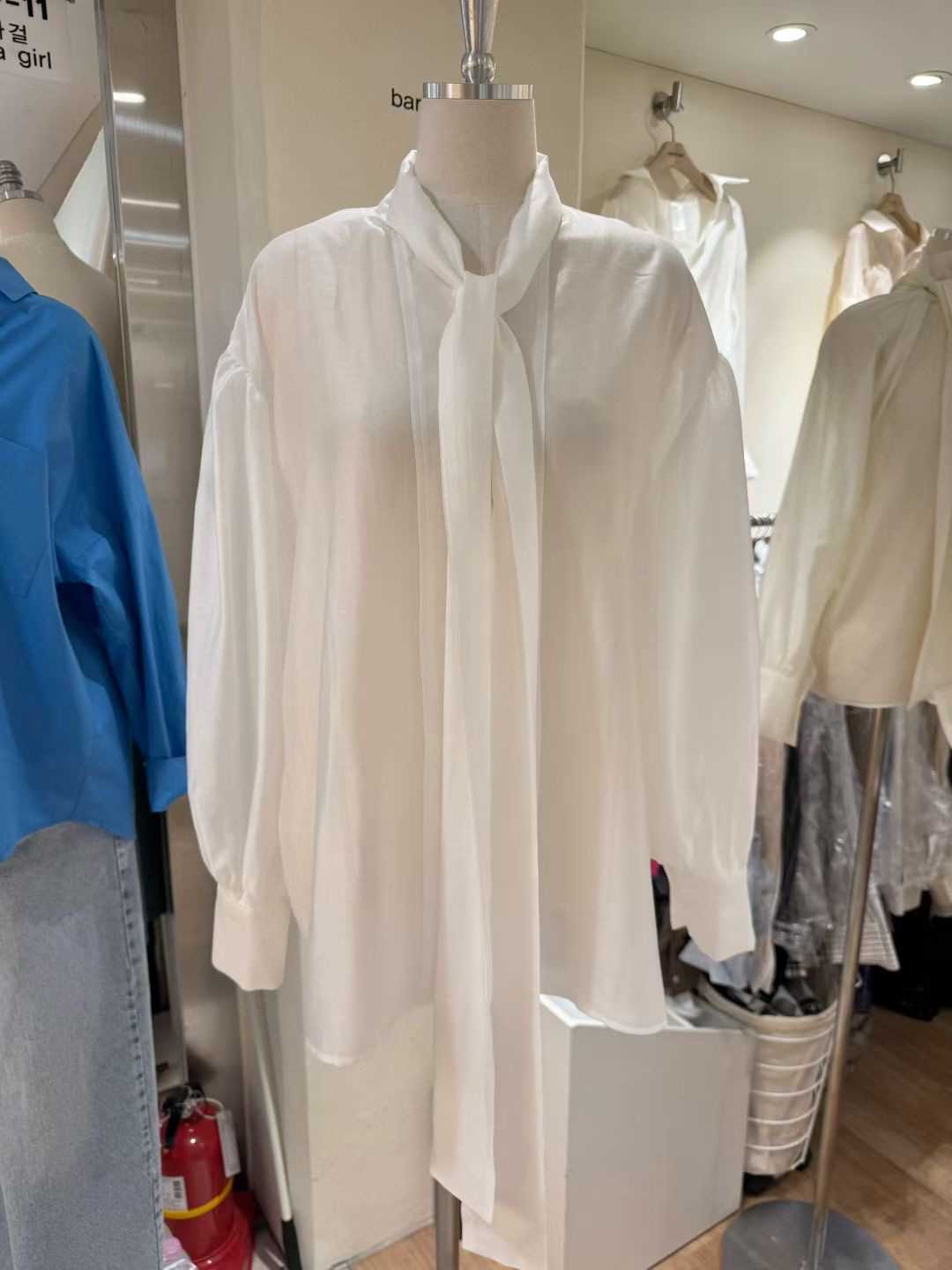 BARBARA GIRL韓國東大門代購女裝新品職業襯衫蕾絲衫天絲BARBARA GIRL襯衫/蕾絲衫