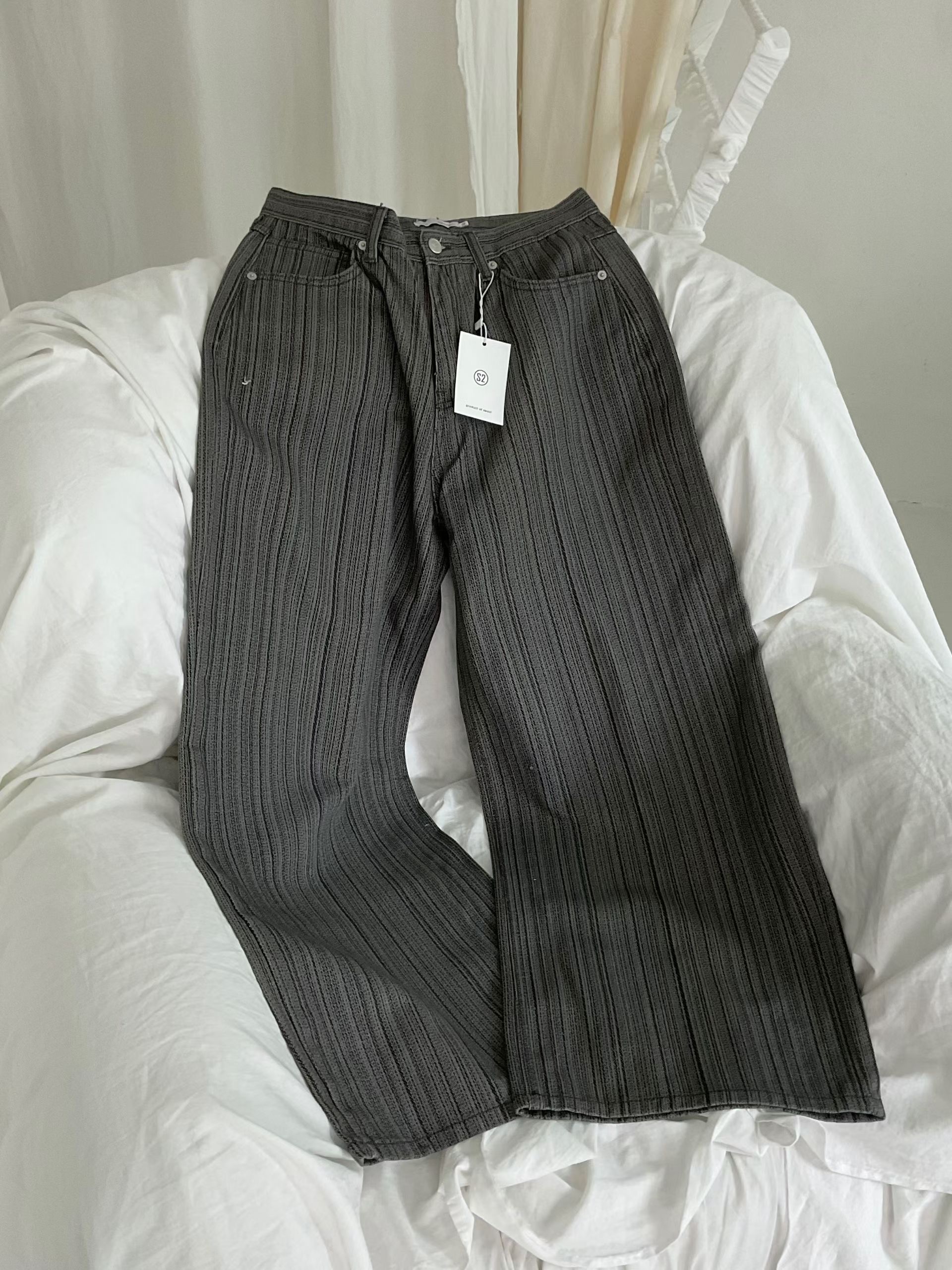 s.2.0韓國代購女士新品26春夏休閑時尚熱賣人氣職業牛仔褲s.2.0牛仔褲