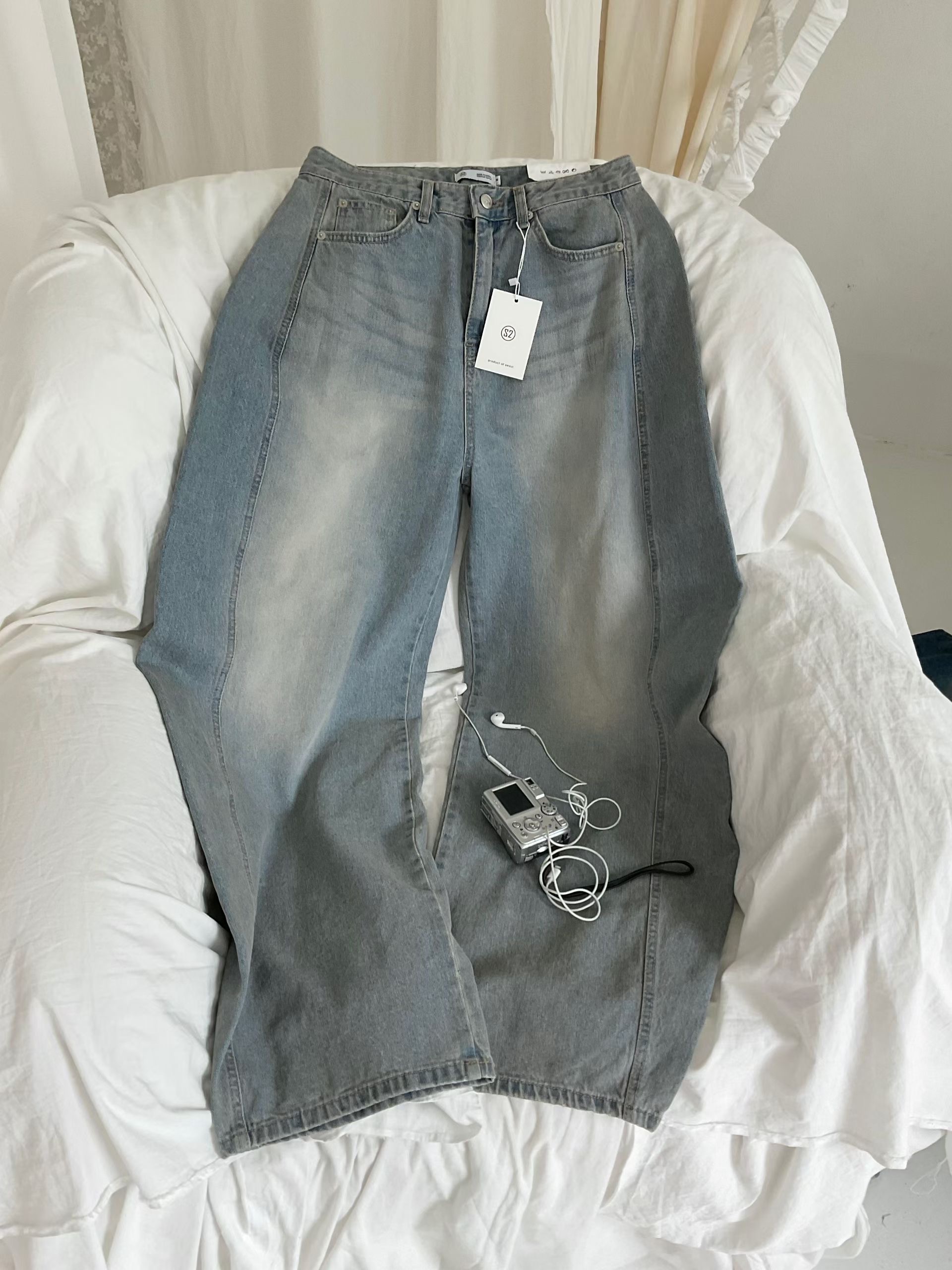 s.2.0韓國東大門代購女士新品時尚休閑人氣熱賣職業牛仔褲s.2.0牛仔褲