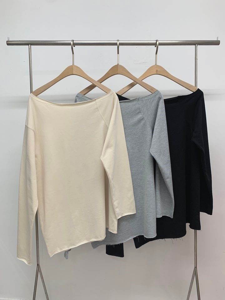 LIVE FOREVER韓國東大門代購女士新品職業熱賣26春夏長袖T恤LIVE FOR_EVER長袖T恤