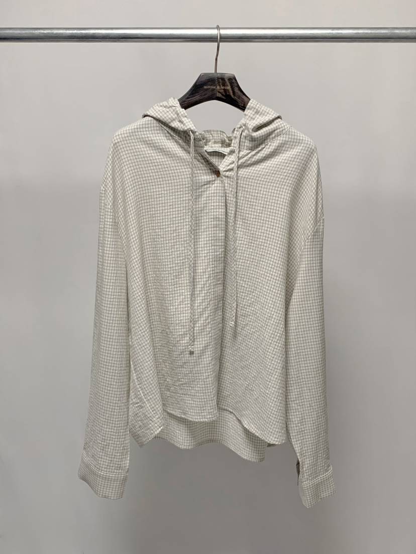 BEFORE SUNRISE韓國直郵女士新品熱賣襯衫蕾絲衫連帽衫格子BEFORE SUNRISE襯衫/蕾絲衫