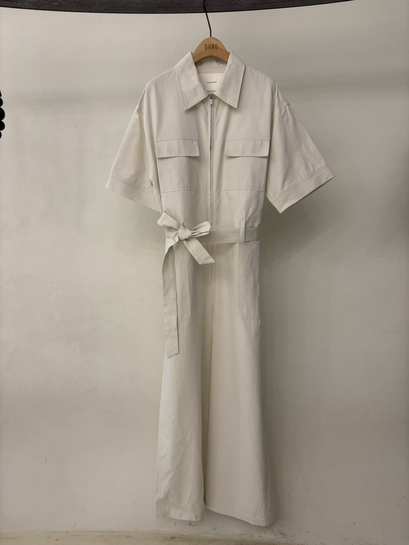 OHAO韓國代購女裝新品26春夏人氣熱賣推薦職業連體褲含腰帶OHAO/HA MONG連體褲