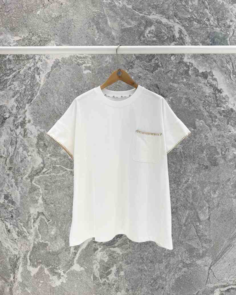 ROOKIE BUD韓國直郵實拍女裝新品人氣26春夏職業T恤口袋ROOKIE BUD-LT恤