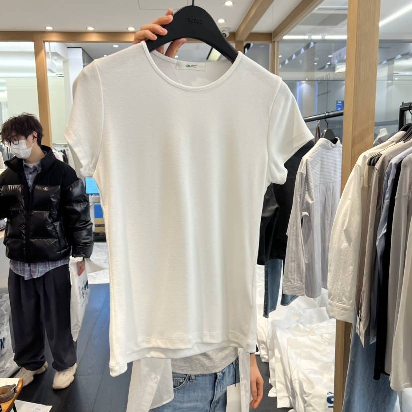 OBJECT韓國東大門直郵女士新款熱賣休閑職業時尚26春夏T恤OBJECTT恤