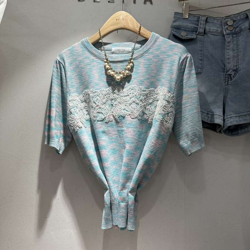 BELITA韓國代購女裝新品職業人氣熱賣休閑針織衫不含飾品BELITA針織衫