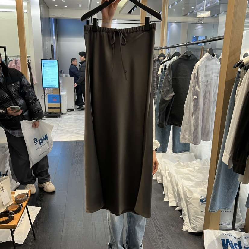 OBJECT韓國直郵女裝新品休閑人氣時尚職業推薦26春夏長裙OBJECT長裙