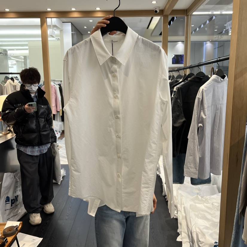 OBJECT韓國直郵實拍女士新款26春夏人氣時尚職業襯衫蕾絲衫OBJECT襯衫/蕾絲衫