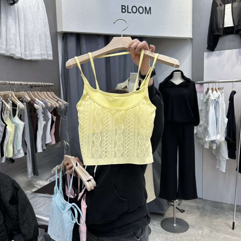 BLOOM韓國代購女士新款人氣時尚26春夏推薦熱賣休閑吊帶背心BLOOM-Q吊帶/背心