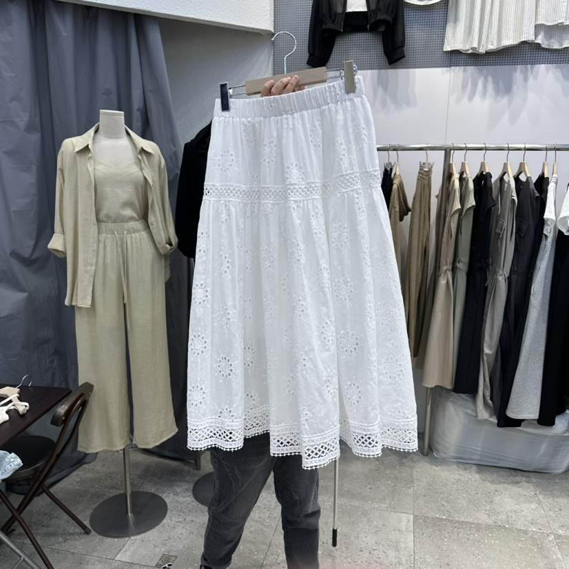 BLOOM韓國直郵女士新品時尚26春夏人氣休閑職業熱賣推薦長裙BLOOM-Q長裙