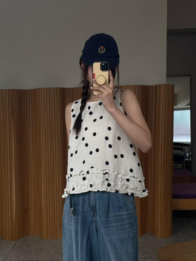 ONDO-P韓國直郵實拍女士新品推薦時尚26春夏休閑吊帶背心ONDO-P吊帶/背心