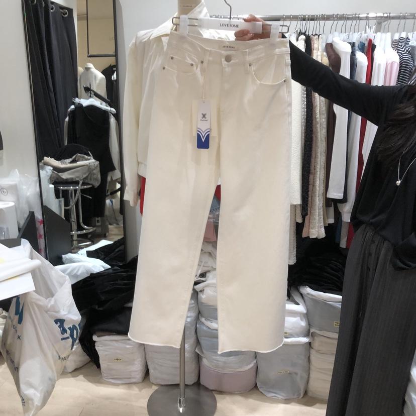 LOVE SOME韓國代購女裝新款時尚26春夏熱賣職業休閑牛仔褲LOVE SOME牛仔褲