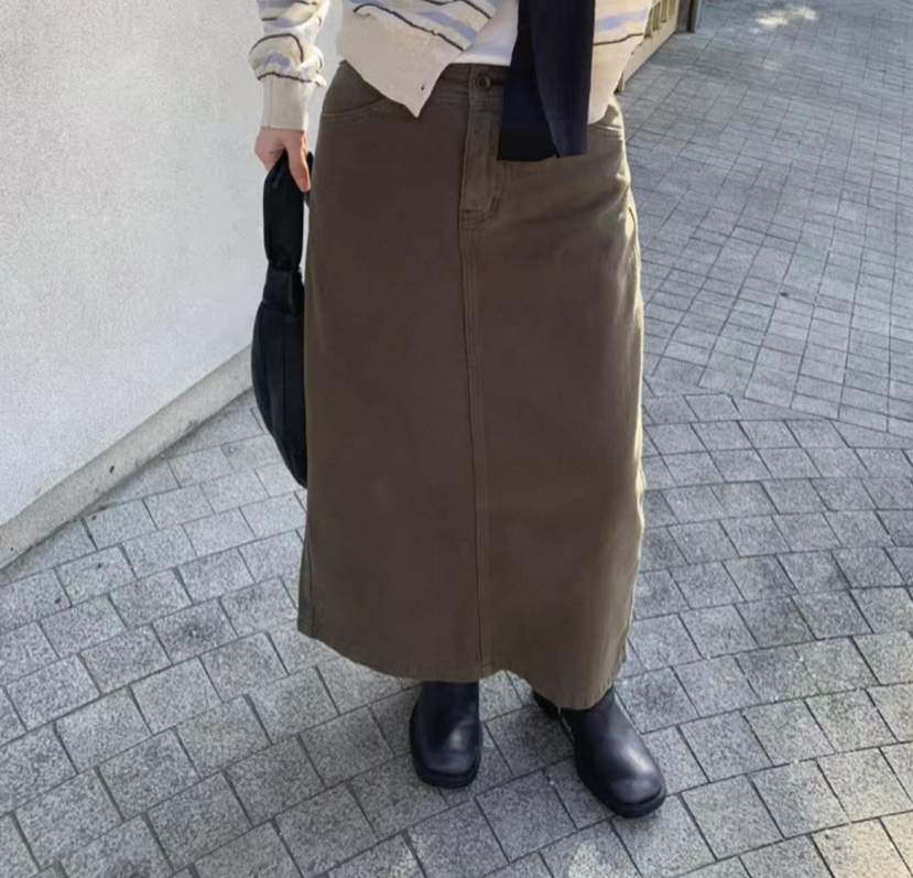 PLATE韓國直郵女裝新款真品26春夏休閑推薦熱賣半身裙中短裙PLATE半身裙/中短裙