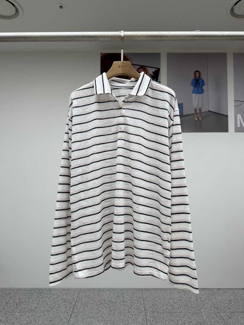 MADE-P韓國代購女裝新品時尚熱賣職業26春夏休閑長袖T恤MADE-P長袖T恤