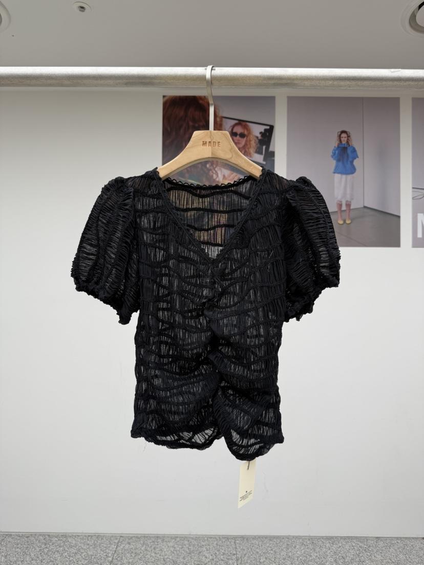 MADE-P韓國直郵女裝新款真品熱賣時尚推薦休閑襯衫蕾絲衫MADE-P襯衫/蕾絲衫