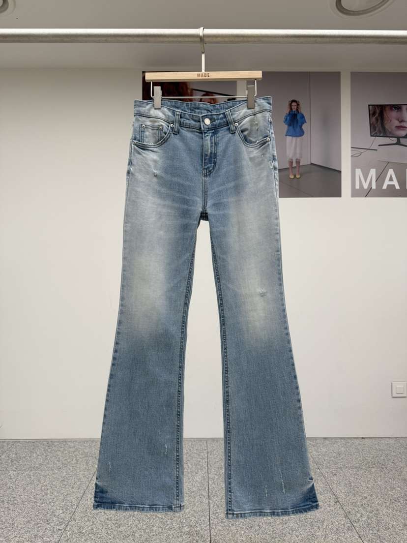 MADE-P東大門代購女士新款推薦休閑人氣時尚真品職業牛仔褲MADE-P牛仔褲