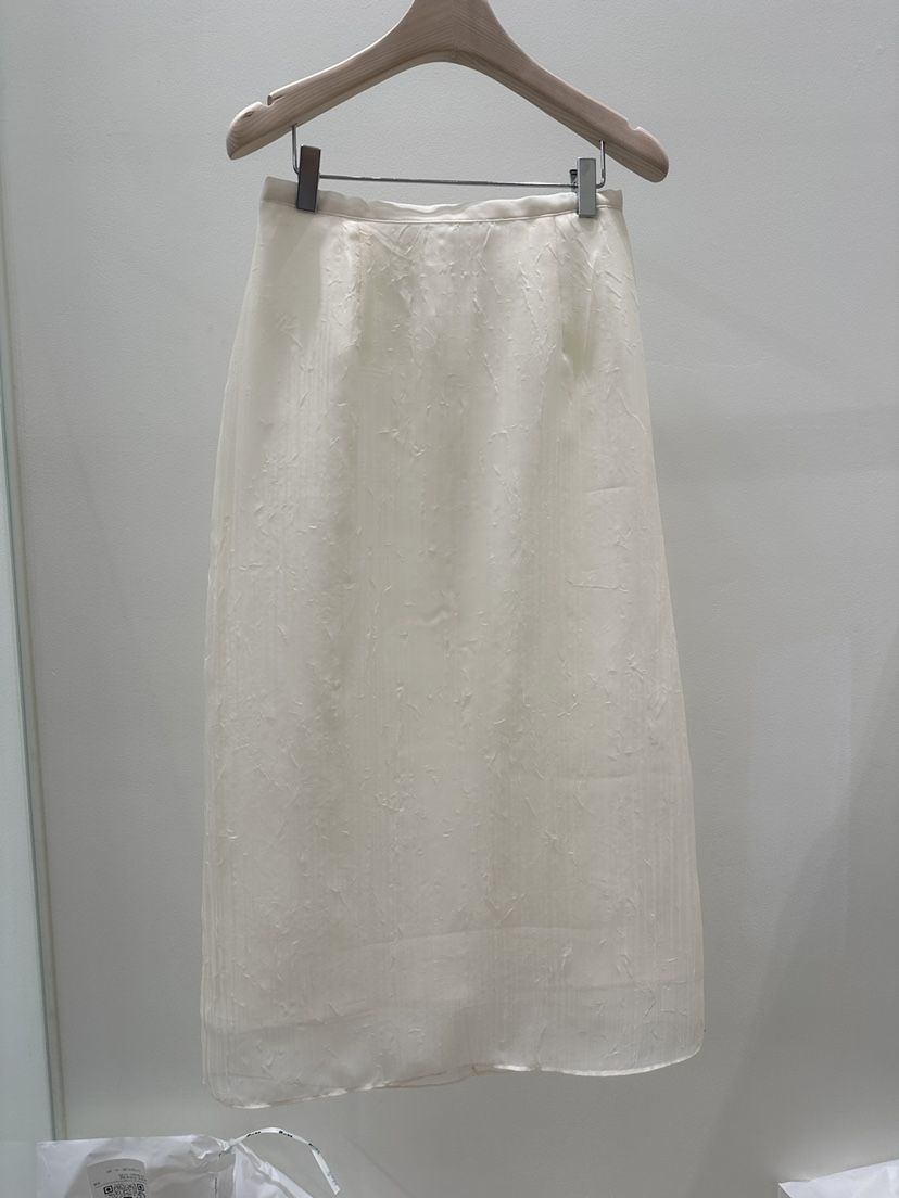 AMY GRACE-A韓國東大門代購女裝新款職業熱賣26春夏長裙透明AMY GRACE-A長裙