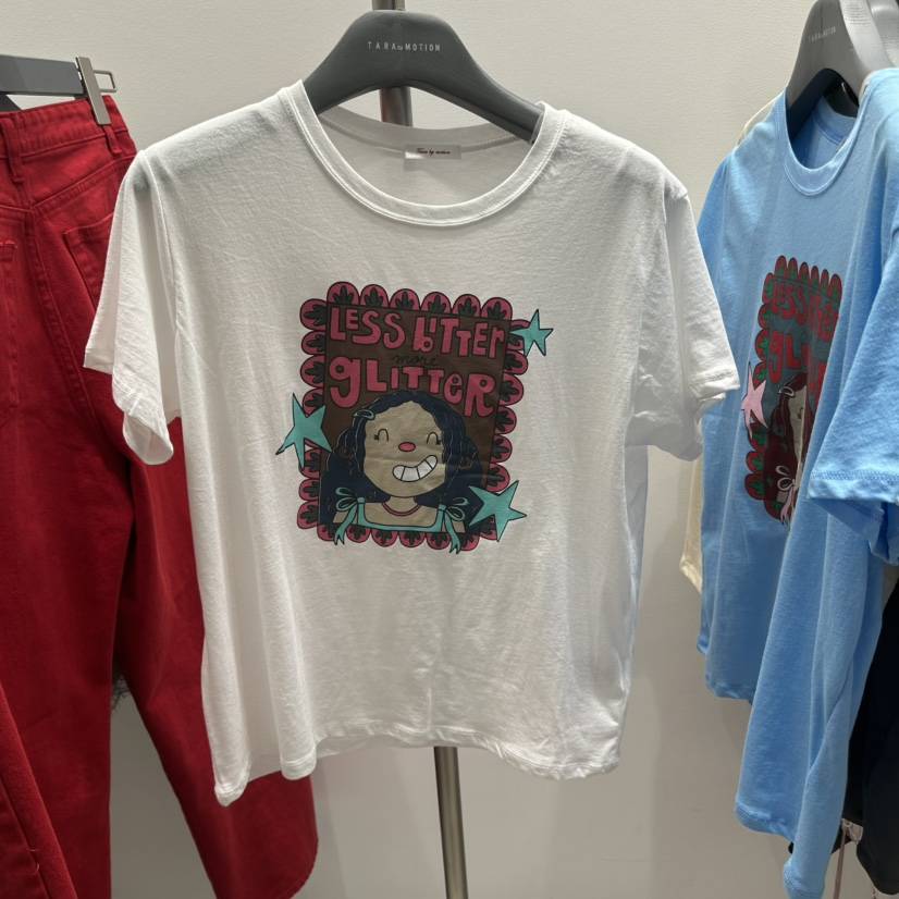TARABY MOTION韓國東大門代購女裝新品休閑人氣時尚26春夏T恤TARABY MOTIONT恤