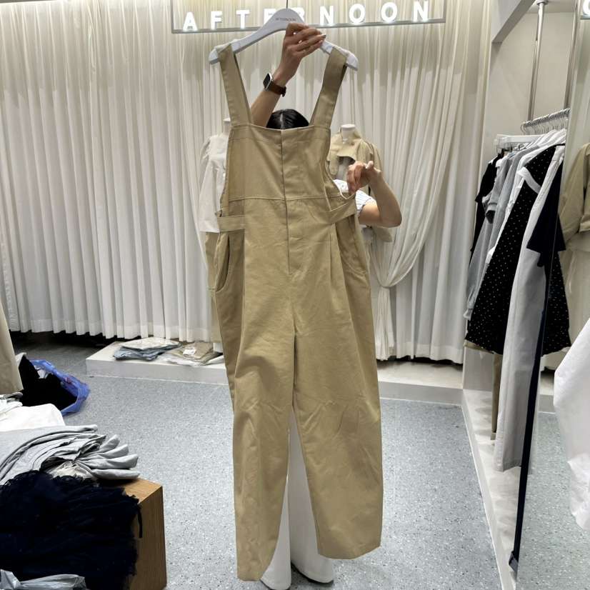 AFTERNOON韓國代購女裝新品推薦26春夏人氣熱賣職業背帶褲AFTERNOON背帶褲