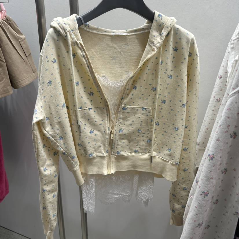 TARABY MOTION韓國直郵實拍女士新品26春夏熱賣衛衣拉鏈TARABY MOTION衛衣