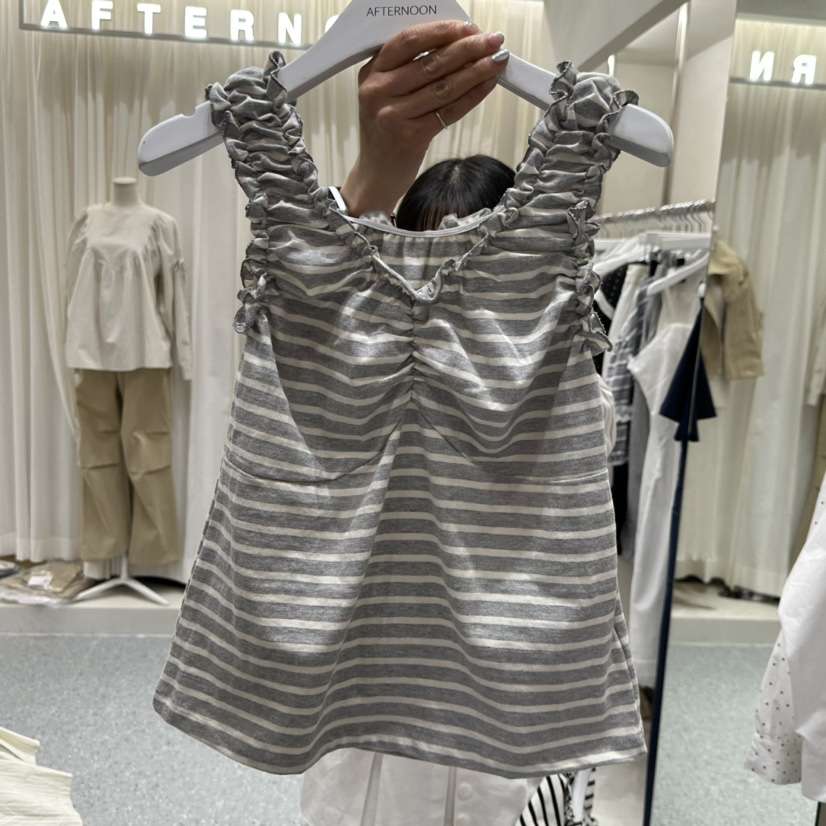 AFTERNOON韓國東大門直郵女裝新品人氣熱賣26春夏吊帶背心AFTERNOON吊帶/背心
