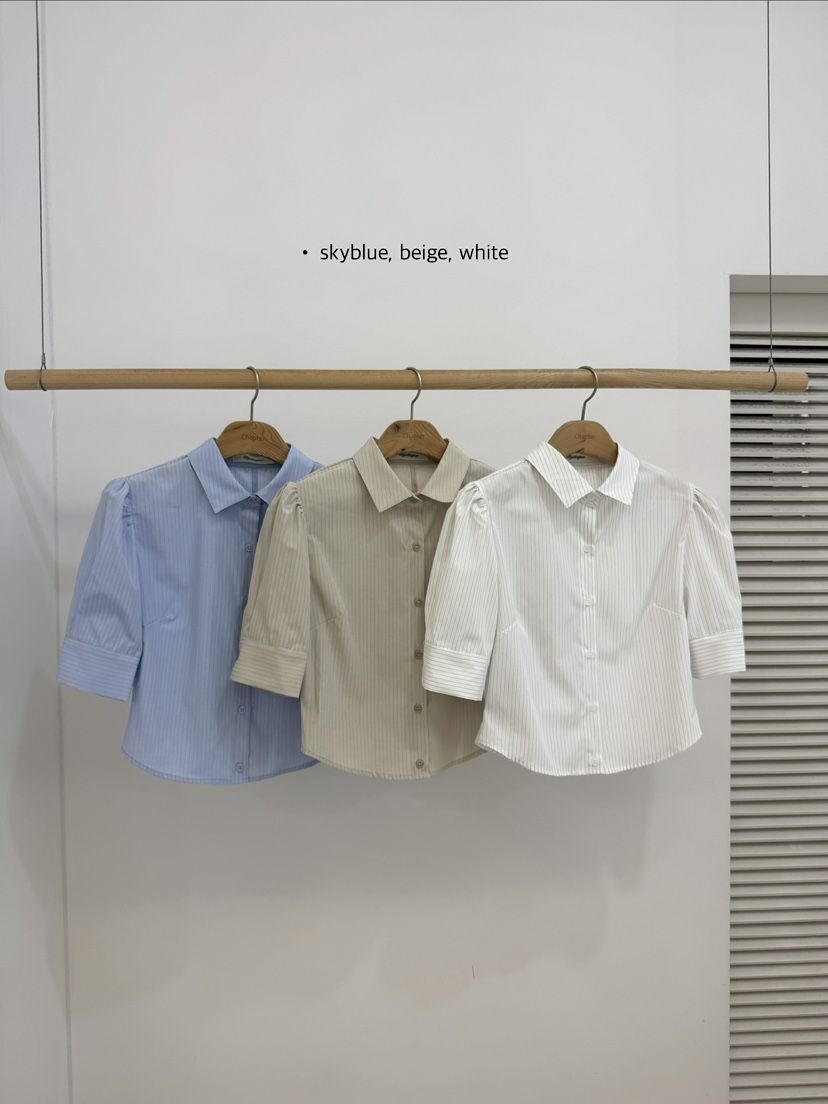 BY CHAPTER韓國東大門直郵女裝新款熱賣襯衫蕾絲衫不含內搭鏤空BY Chapter襯衫/蕾絲衫