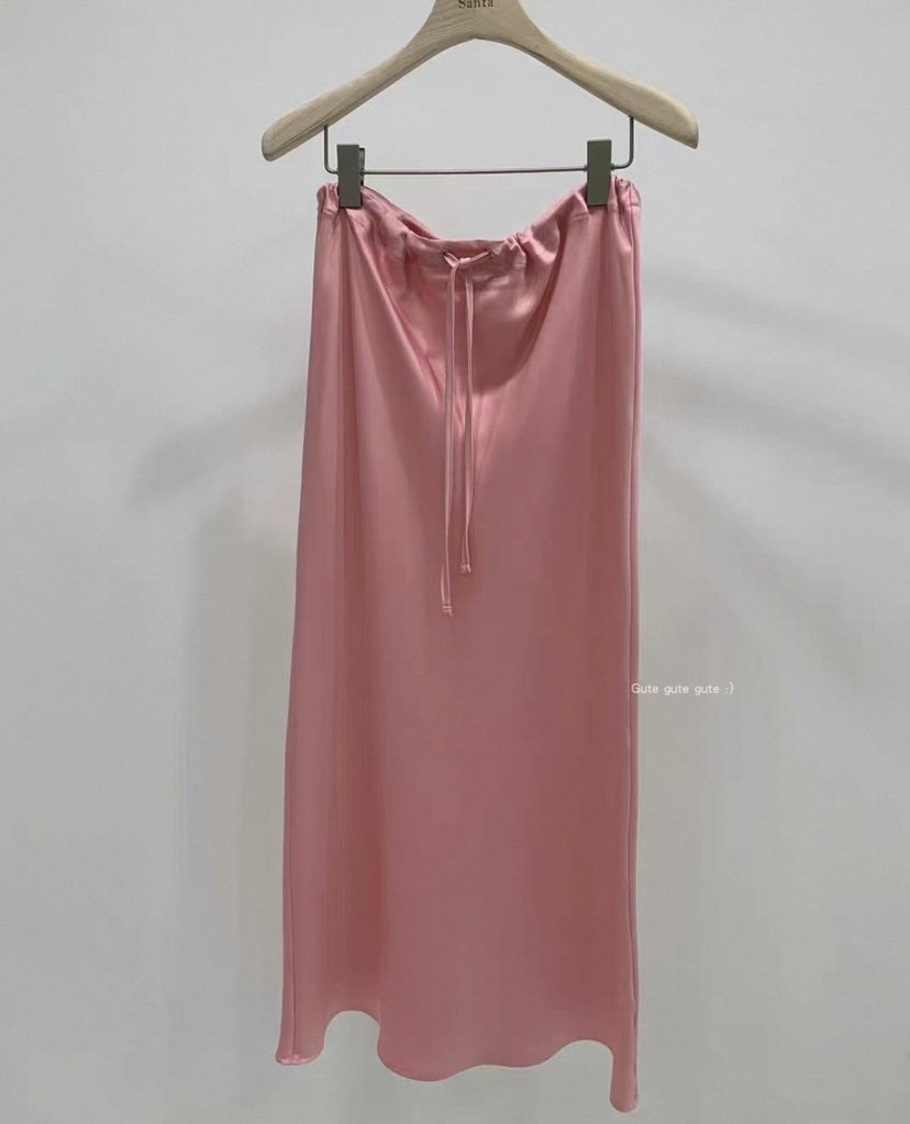 LOVE MY SANTA韓國東大門直郵女裝新款人氣半身裙中短裙絲綢Santa/LOVE MY SANTA半身裙/中短裙