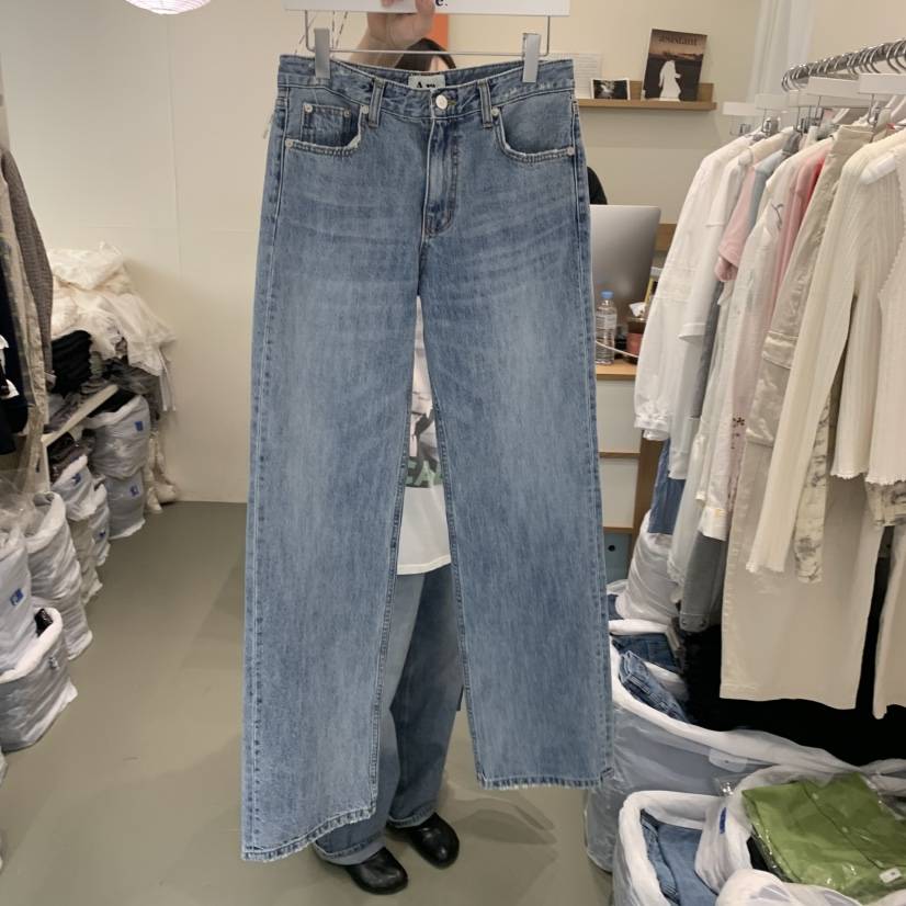 ARE韓國東大門代購女裝新款推薦熱賣休閑職業時尚26春夏牛仔褲ARE YOU/ARE牛仔褲