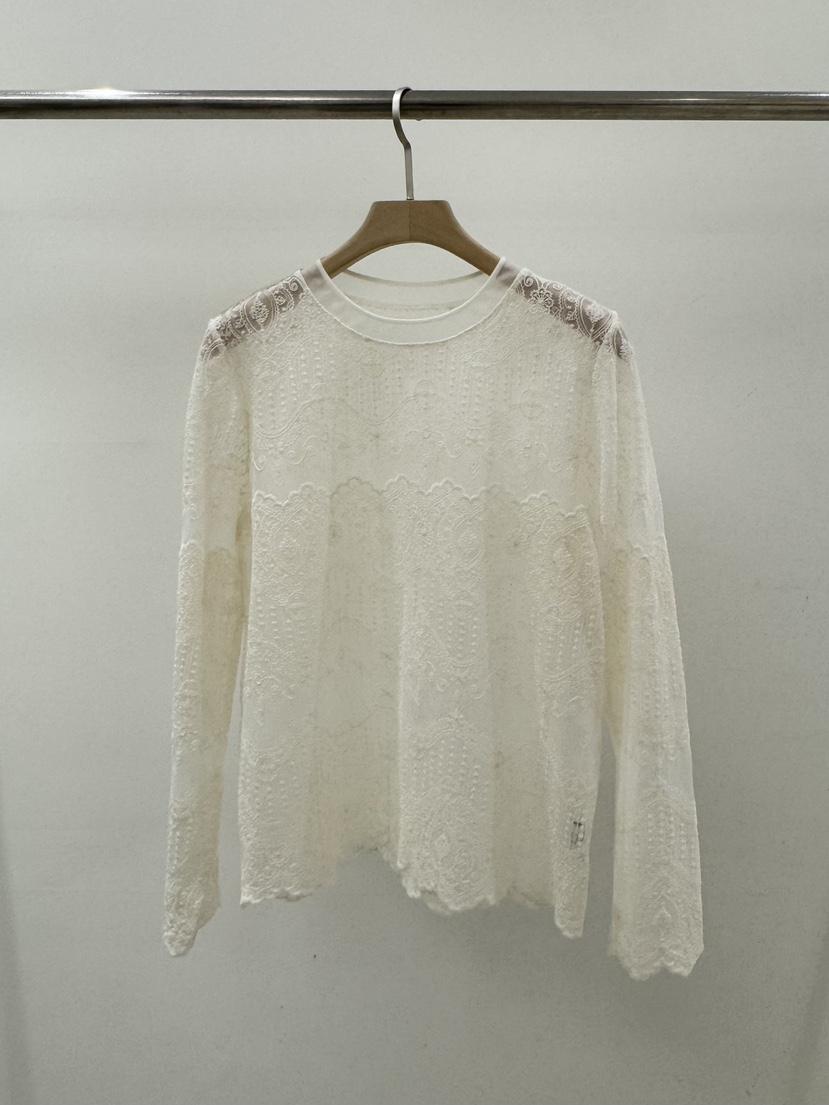 REPELLER韓國直郵女士新品26春夏職業休閑襯衫蕾絲衫蕾絲REPELLER襯衫/蕾絲衫