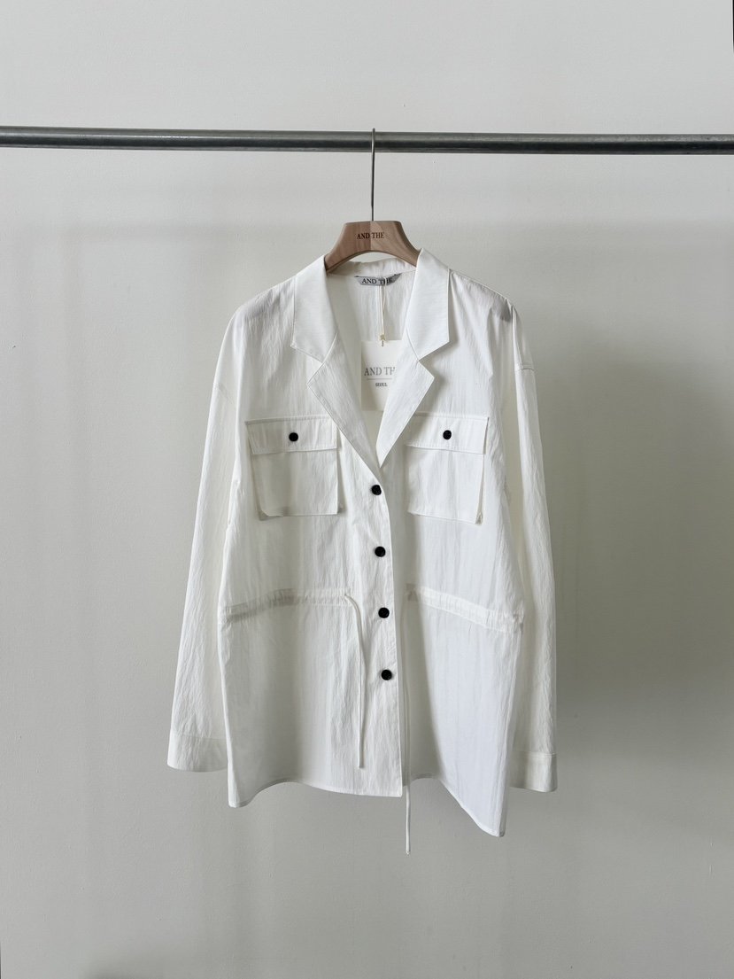 AND THE韓國代購女士新款休閑職業熱賣時尚人氣26春夏夾克AND THE夾克