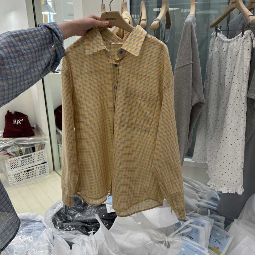 OURMOMENT韓國代購女裝新品休閑熱賣時尚推薦26春夏襯衫蕾絲衫OURMOMENT襯衫/蕾絲衫