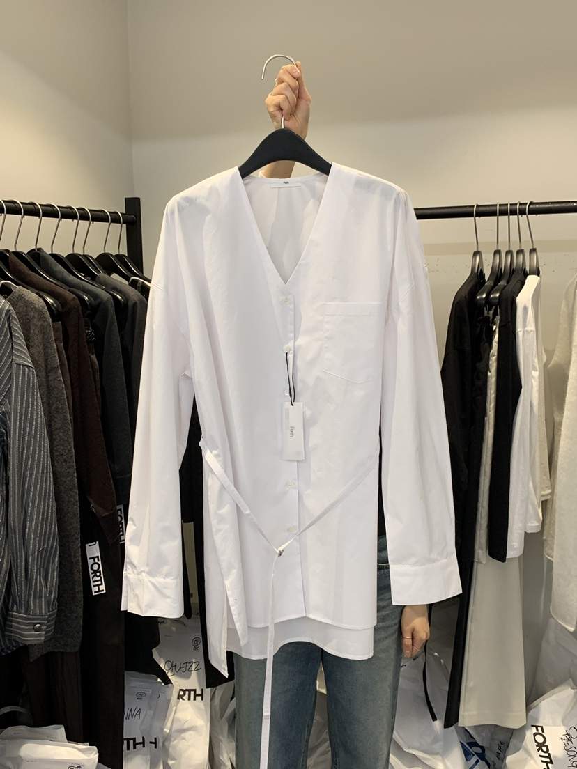 FORTH韓國代購女士新品休閑職業時尚26春夏推薦襯衫蕾絲衫FORTH襯衫/蕾絲衫