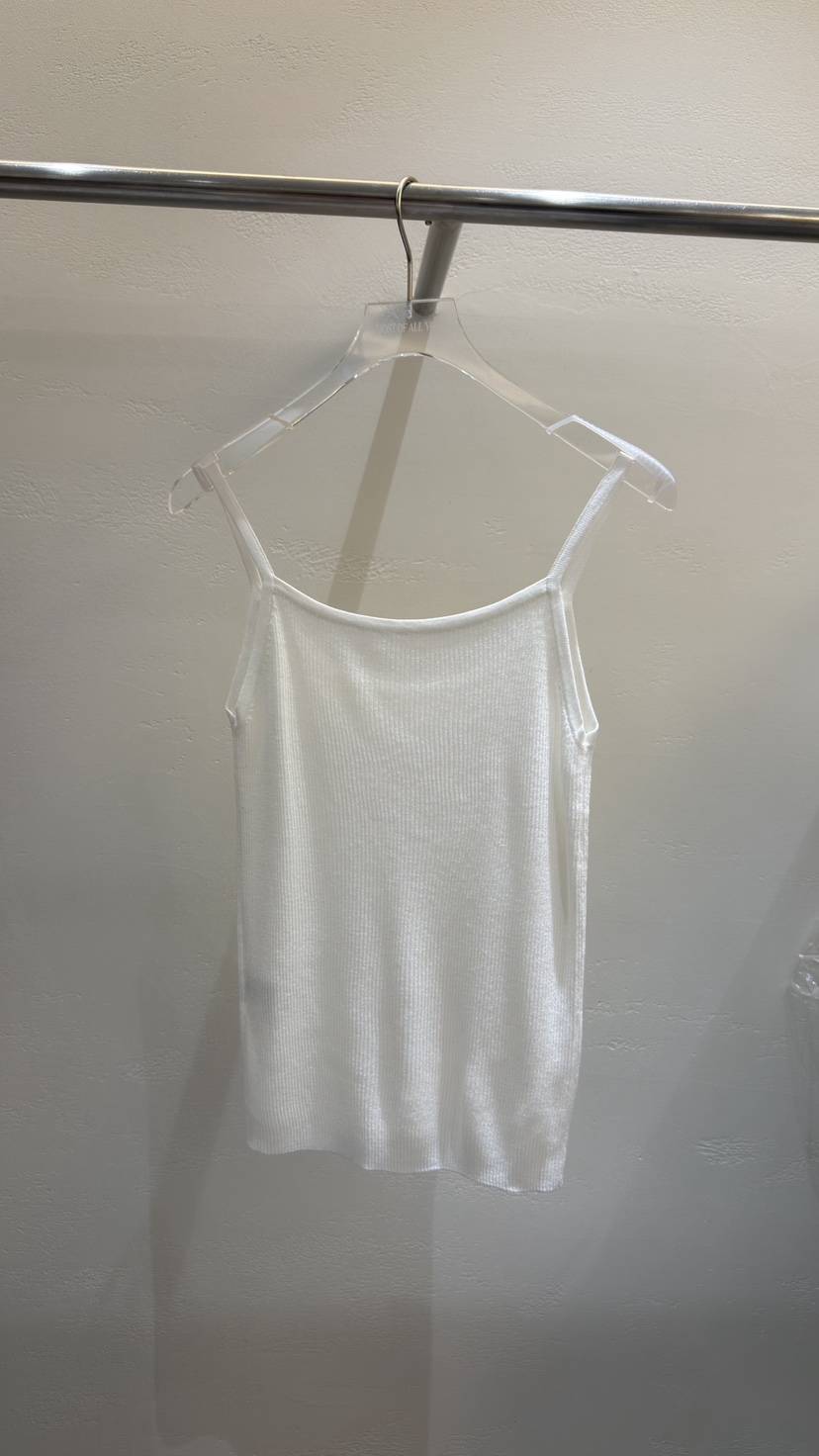 MOST OF ALL U韓國東大門直郵女士新品休閑吊帶背心亞麻羅紋MOST OF ALL U吊帶/背心