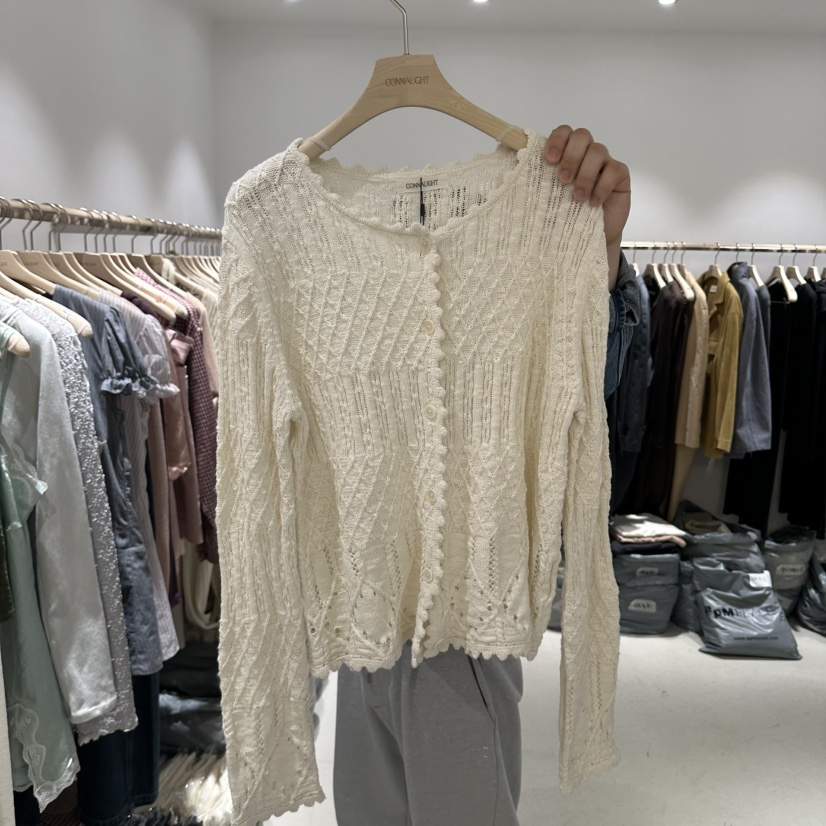 CONNAUGHT/DAILYJUD韓國東大門直郵女裝新款休閑針織衫開衫CONNAUGHT/DAILYJUD針織衫